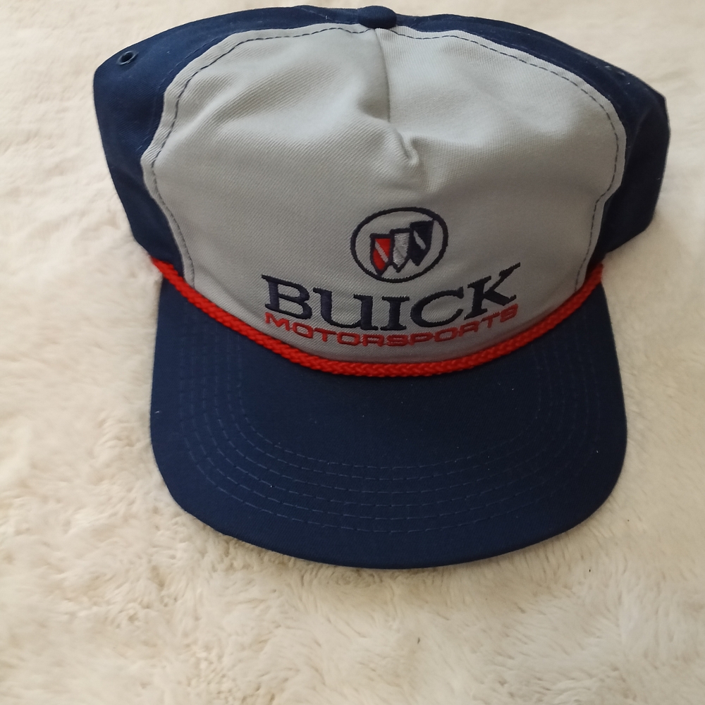 Buick Motorsports Navy and Gray Molly Hat Vintage NWOT Cap Dad